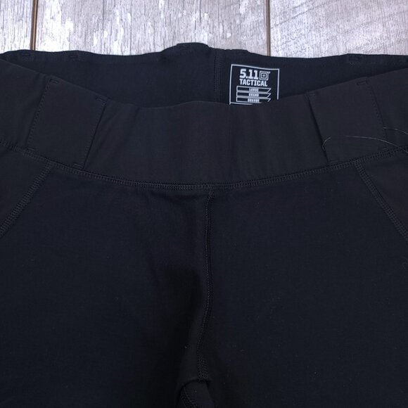 5.11 Tactical Pants Women’s Large Black Raven Range Capri Skinny Stretch - Picture 4 of 7